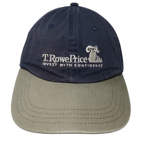 T. Rowe Price Invest With Confidence Slideback Baseball Cap Blue One Size - Picture 1 of 9